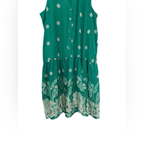 Maeve for Anthropologie Green Pippa Swing Dress - Picture 10 of 12
